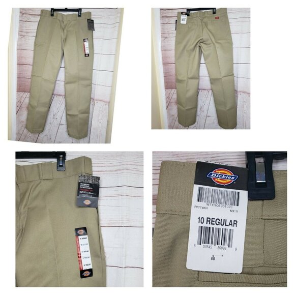 Dickies Original Fit Women’s 774® Work/Casual Pants – Size 10 Regular Khaki - Picture 3 of 12